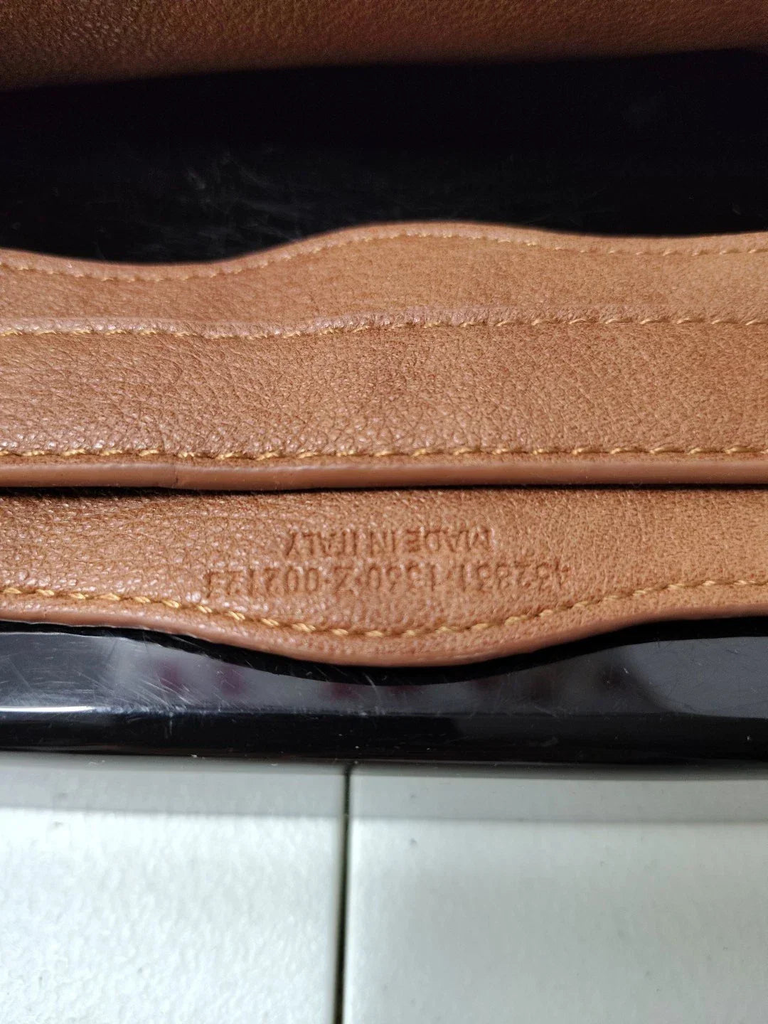 Balenciaga City Handbag Soft Brown Leather Missing Braided Handles Studded