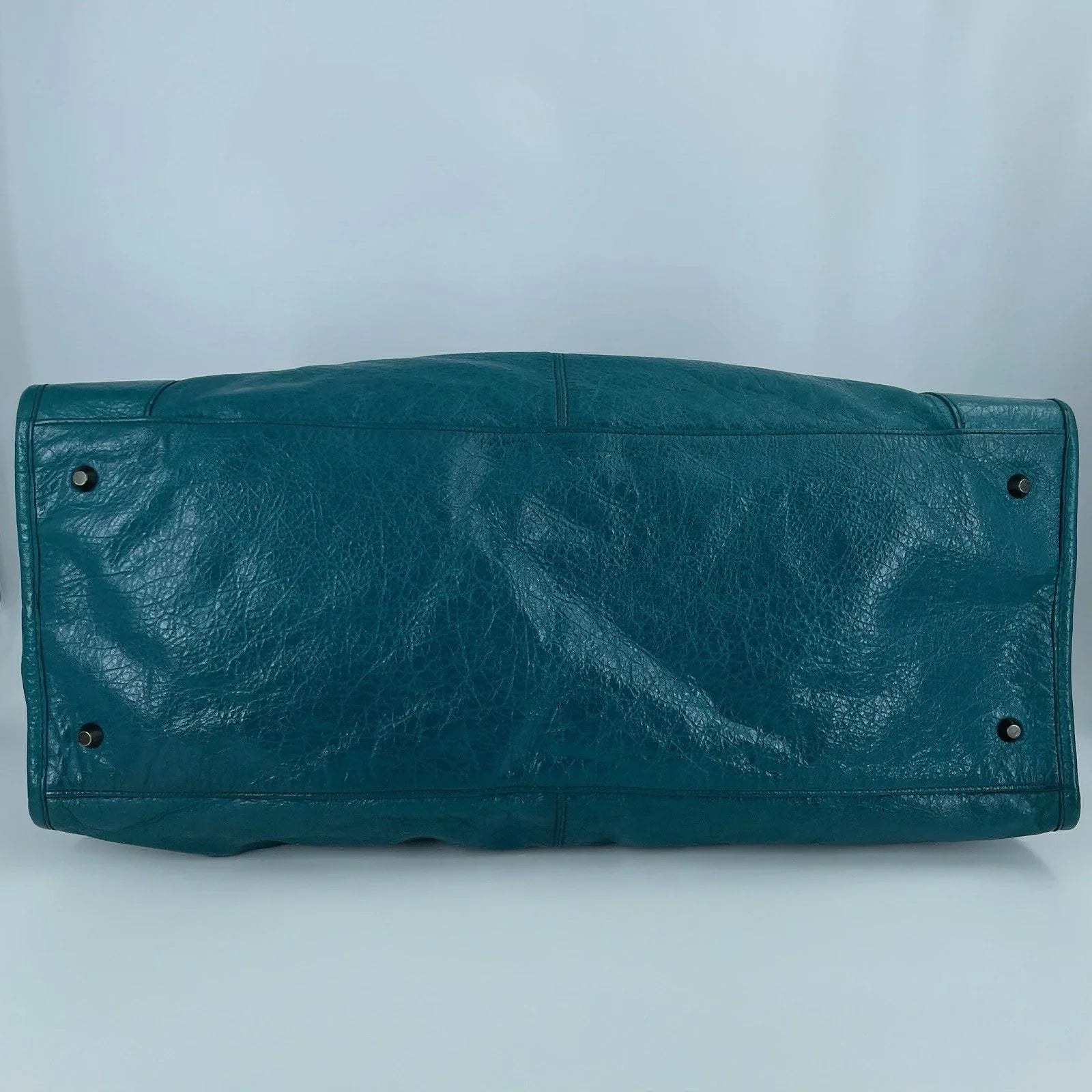 Balenciaga City Bag Blue Handbag Leather 101604