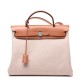 HERMES Vache Hunter Criss Viking Herbag Zip Retourne 31 PM Ecru Beige Naturel