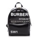 BURBERRY Coated Canvas Horseferry Print Backpack Black