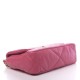 2CHANEL Goatskin Quilted Medium 19 Flap Dark Pink