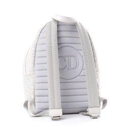 DIOR HOMME Oblique Jacquard Calfskin Rider Backpack Beige