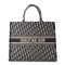 DIOR Oblique Book Tote Blue Multicolor