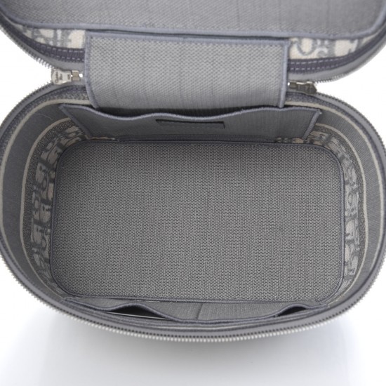 DIOR Oblique Vanity Bag Grey