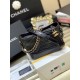 CHANEL Calfskin Quilted Small Gabrielle Hobo Black