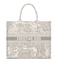 Dior Book Tote Canvas in toile de Jouy