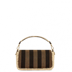 FENDI 1BAGUETTE Brown fabric bag