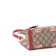 1GUCCI GG Supreme Monogram Valentine's Day Small Padlock Shoulder Bag