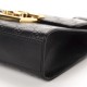 GUCCI 1GG ssima Small Padlock Shoulder Bag Black