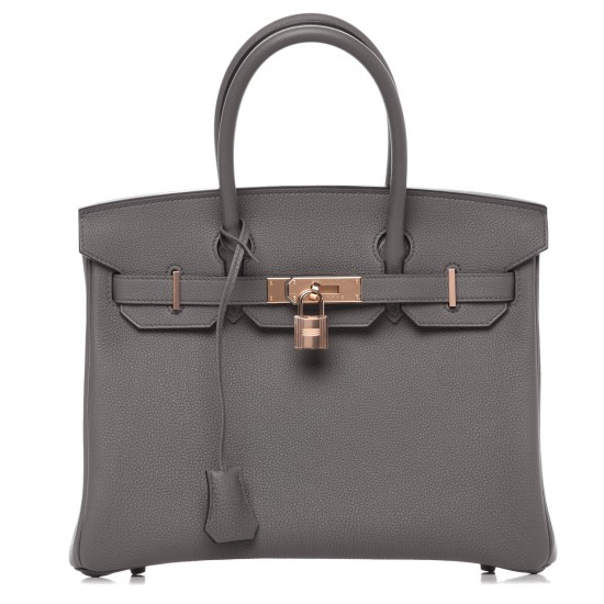 HERMES Togo Birkin Etain