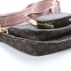 LOUIS VUITTON Monogram Multi Pochette Accessories Rose Clair