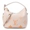 1LOUIS VUITTON Empreinte Monogram Giant Marshmallow Hobo Cream Saffron