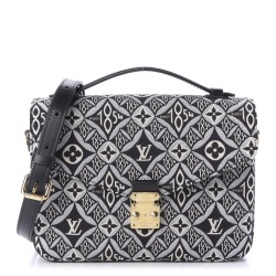 LOUIS VUITTON Jacquard Since 1854 Pochette Metis Grey