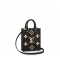 1Louis Vuitton Petit Sac Plat Bag Monogram Empreinte Black Silkscreen Organ Bag