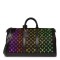 LOUIS VUITTON Jacquard Monogram Light Up Keepall Bandouliere 50 Black