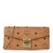 MCM Visetos Large Patricia Wallet On Chain Cognac