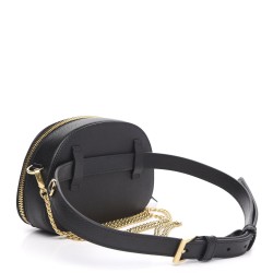 PRADA Saffiano Lux Odette Belt Bag Black