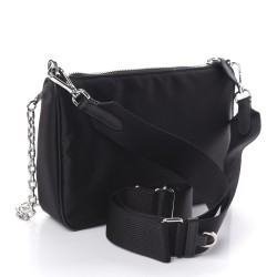 PRADA Nylon Tessuto Shoulder Bag Black