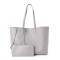 YSL Calfskin Large Shopping Tote Granite