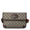 GUCCI GG Supreme Monogram Neo Vintage Web Belt Bag Brown