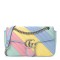 0GUCCI Calfskin Matelasse Diagonal Small GG Marmont Shoulder Bag Multicolor Pastel