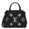 LOUIS VUITTON Empreinte Monogram Giant Montaigne BB Black Beige